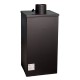 Houtkachel Prity K1 Optima, 9.5kW | Air houtkachels | Houtkachels |