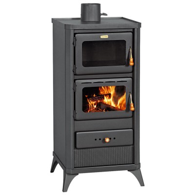 Houtkachel met oven Prity FM E, 12.1kW - Hout fornuis