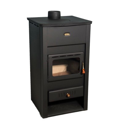 Houtkachel Prity K2 CP met gietijzeren blad, 10.4kW - Productenvergelijking