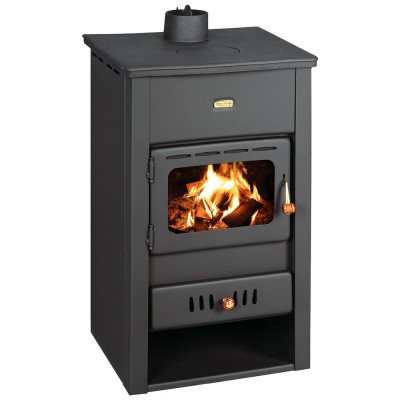 Houtkachel Prity K2 CP met gietijzeren blad, 10.4kW - Productenvergelijking