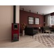 Houtkachel Alfa Plam Vulkan S Rood, 4kW | Air houtkachels | Houtkachels |