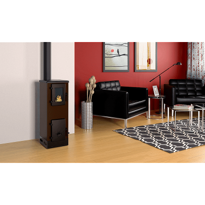 Houtkachel Alfa Plam Vulkan S Bruin, 4kW - Productenvergelijking