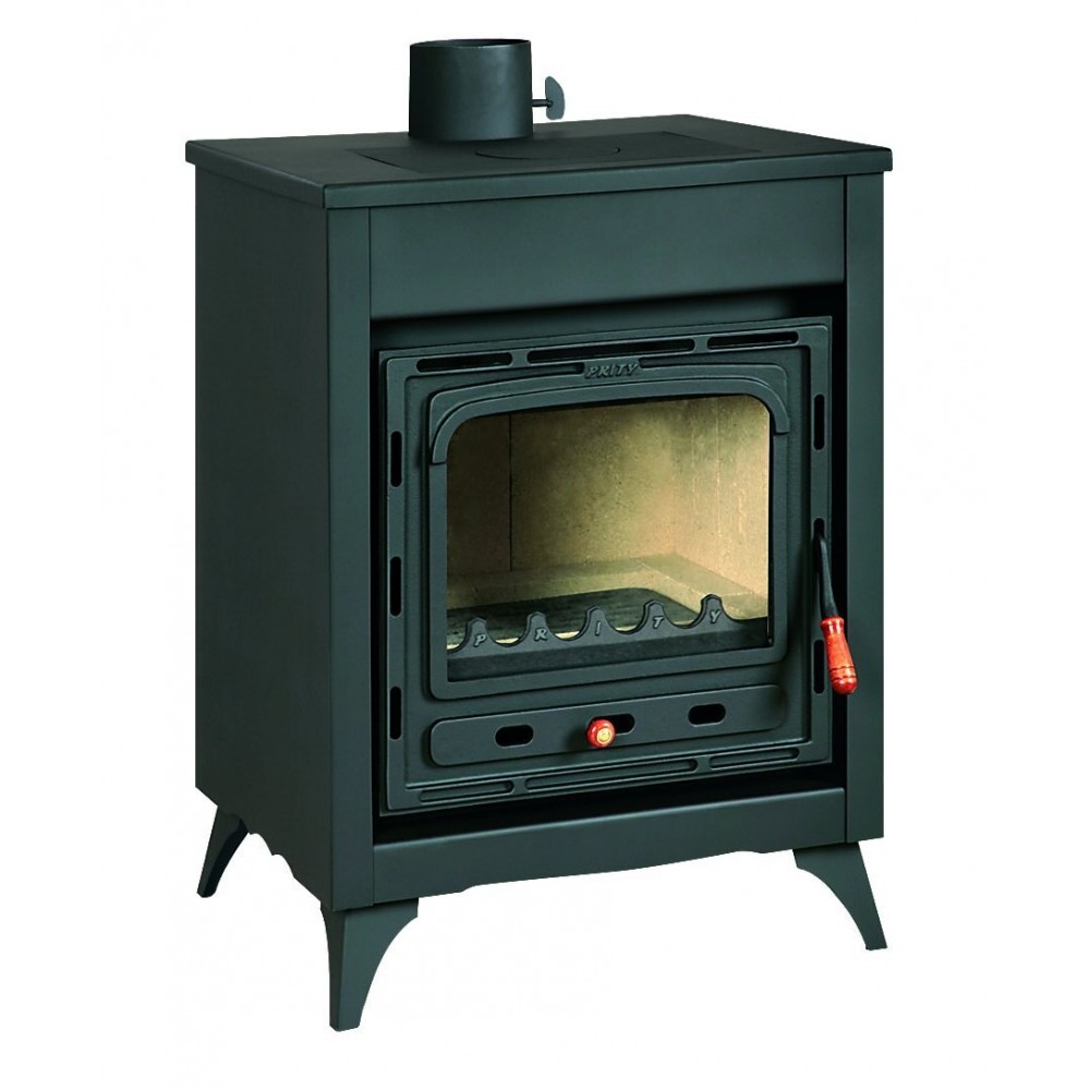 Houtkachel met gietijzeren deur Prity CMR, 15kW | Gietijzeren houtkachels | Houtkachels |