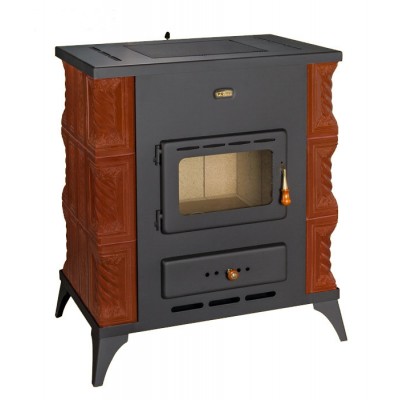 Houtkachel Prity K2 RK Bruin, 10kW - Houtkachels