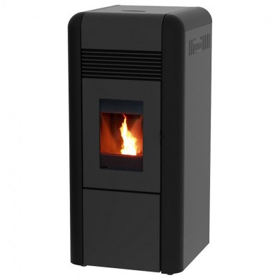 Pelletkachel CV Alfa Plam Dino Zwart, 17kW - Productenvergelijking