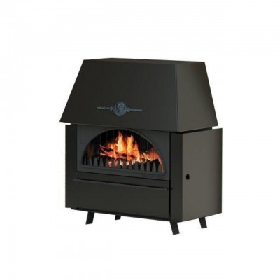 CV houtkachel Alfa Plam Rustikal E, 14kW - Houtkachels