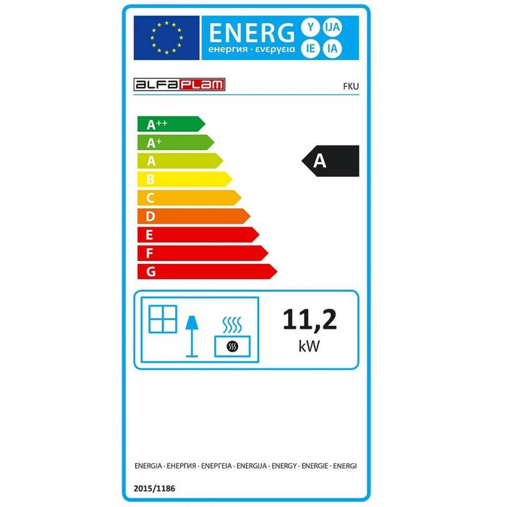 Inbouw  gietijzeren haard Alfa Plam FKU, 11kW | Air haarden | Haarden |