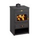 Houtkachel PRITY K1 CP met gietijzeren blad, 9.5 kW | Air houtkachels | Houtkachels |