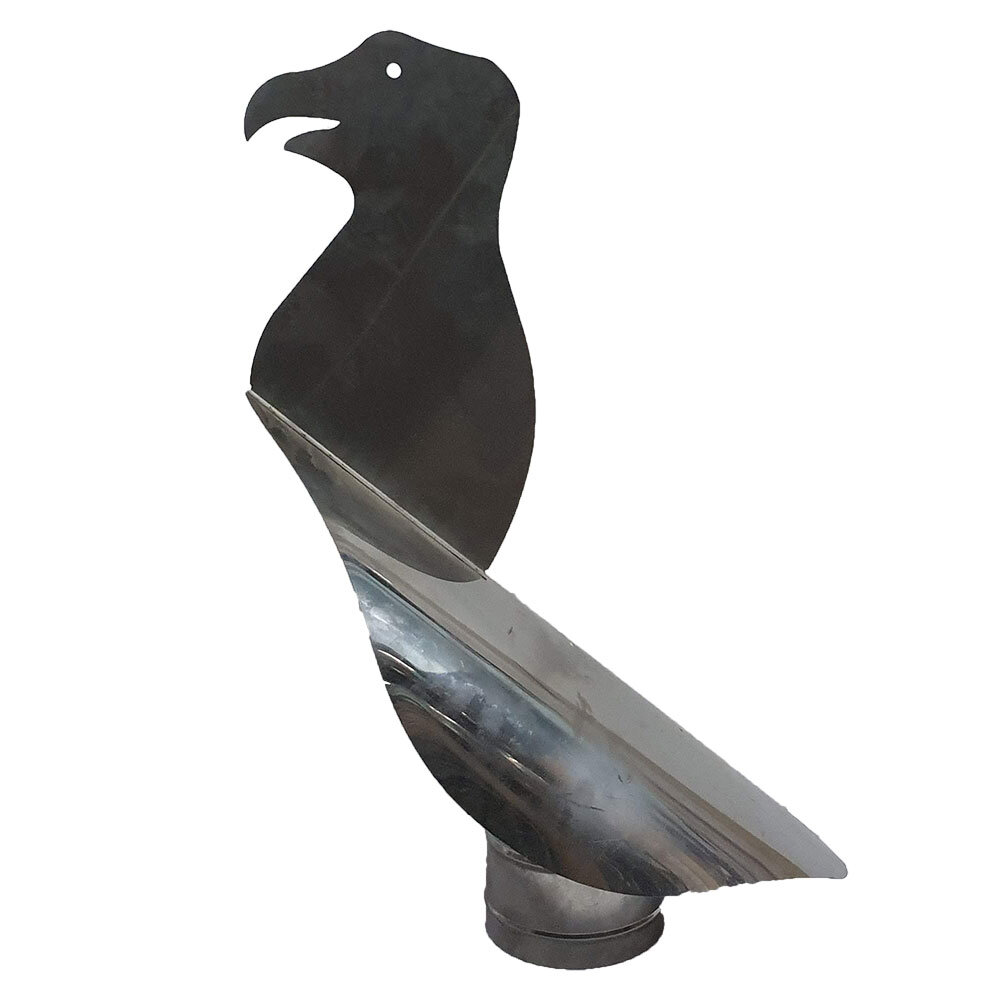 Schoorsteenkap Rooster, RVS, Diameter ⌀300 | Schoorsteenkappen | Schoorstenen |