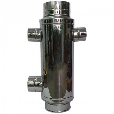 Schoorsteen warmtewisselaar, Roestvrij staal AISI 430, Diameter 150mm-250mm - Schoorsteen warmtewisselaars