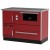 CV Hout fornuis Alfa Plam Alfa Term 35 Rood-Rechts, 32kW
