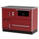 CV Hout fornuis Alfa Plam Alfa Term 35 Rood-Rechts, 32kW | Hout fornuis met CV | Hout |