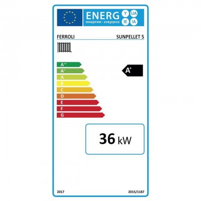 Pellet kit Ferroli SUN PELLET 5, 36 KW - Pelletketels