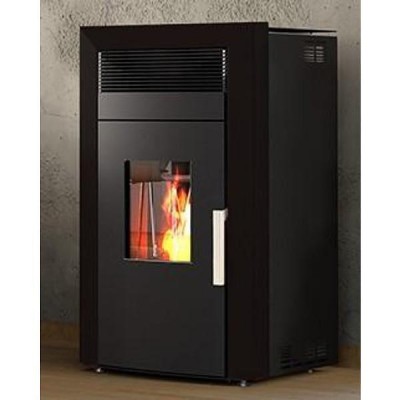 Pelletkachel CV Alfa Plam Commo 12, Zwart 12kW - Productenvergelijking