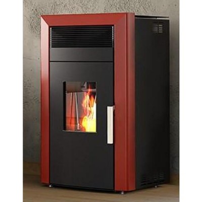 Pelletkachel CV Alfa Plam Commo 12, Rood 12kW - Productenvergelijking