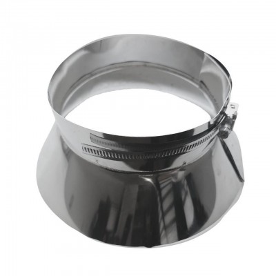 Schoorsteen lood 8°- 30°, RVS AISI 304, Diameter 130mm-350mm - Productenvergelijking