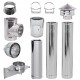Rookkanaal set, Roestvrij staal Geïsoleerd Ф300 (binnendiameter), 3,7m-11,7m | Rookkanaal sets | Schoorstenen |