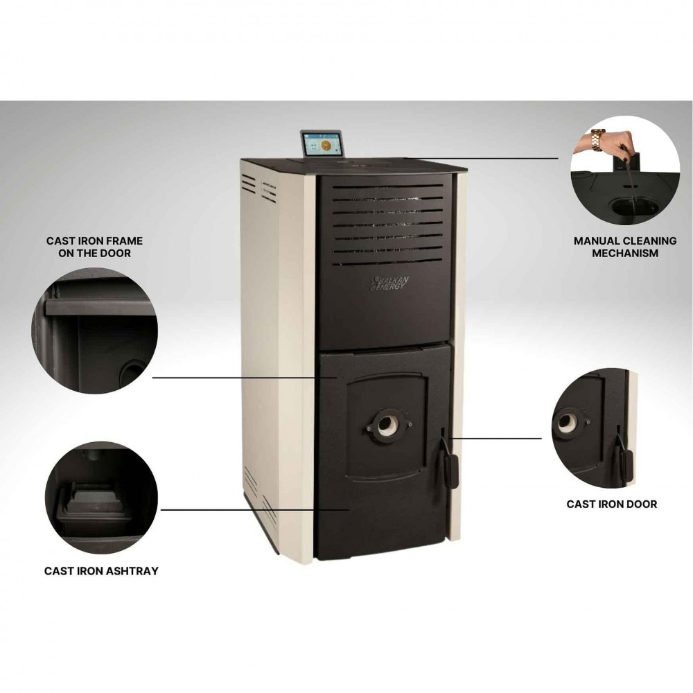 Pelletketel Balkan Energy Aurora B, 30kW | Pelletketels | Pellets |