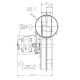 Rookafzuiging SITGroup LN2 Natalini voor pelletkachels Eco Spar, Adler, Edilkamin, MCZ, Red e.a., Maximale luchtstroom 285 m³/u | Ventilatoren en blazers voor pelletkachel | Pelletkachel onderdelen |