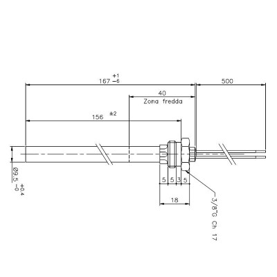 Gloeibougie pelletkachel Ecoteck, Ravelli en anderen, totale lengte 167mm, 250W - Productenvergelijking