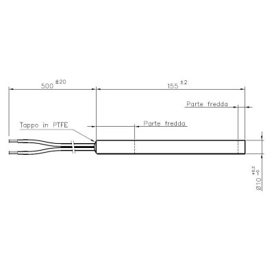 Gloeibougie pelletkachel La Nordica, Dal Zotto, Edilkamin, TMC en anderen, totale lengte 155mm, 300W - Productenvergelijking