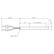Gloeibougie pelletkachel La Nordica en anderen, totale lengte 185mm, 400W | Gloeibougie voor pelletkachel | Pelletkachel onderdelen |