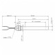 Gloeibougie pelletkachel Pyros, Naturaline, Whitfield en anderen, totale lengte 163mm, 330W - x3 | Gloeibougie voor pelletkachel | Pelletkachel onderdelen |
