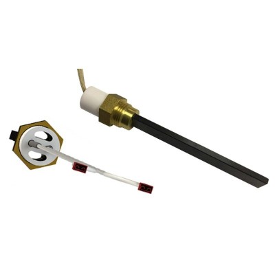 Gloeibougie pelletkachel met zwart kwartskristal voor Eco Spar, BURNiT, Whitfield, Lennox en anderen, totale lengte 123mm, 400W - Productenvergelijking