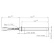 Gloeibougie pelletkachel Alfa Plam, Palazzetti, Biasi, Olimpia Splendid, Olsberg Libera, Royal en anderen, Thermorossi en andere, totale lengte 160mm, 350W | Gloeibougie voor pelletkachel | Pelletkachel onderdelen |