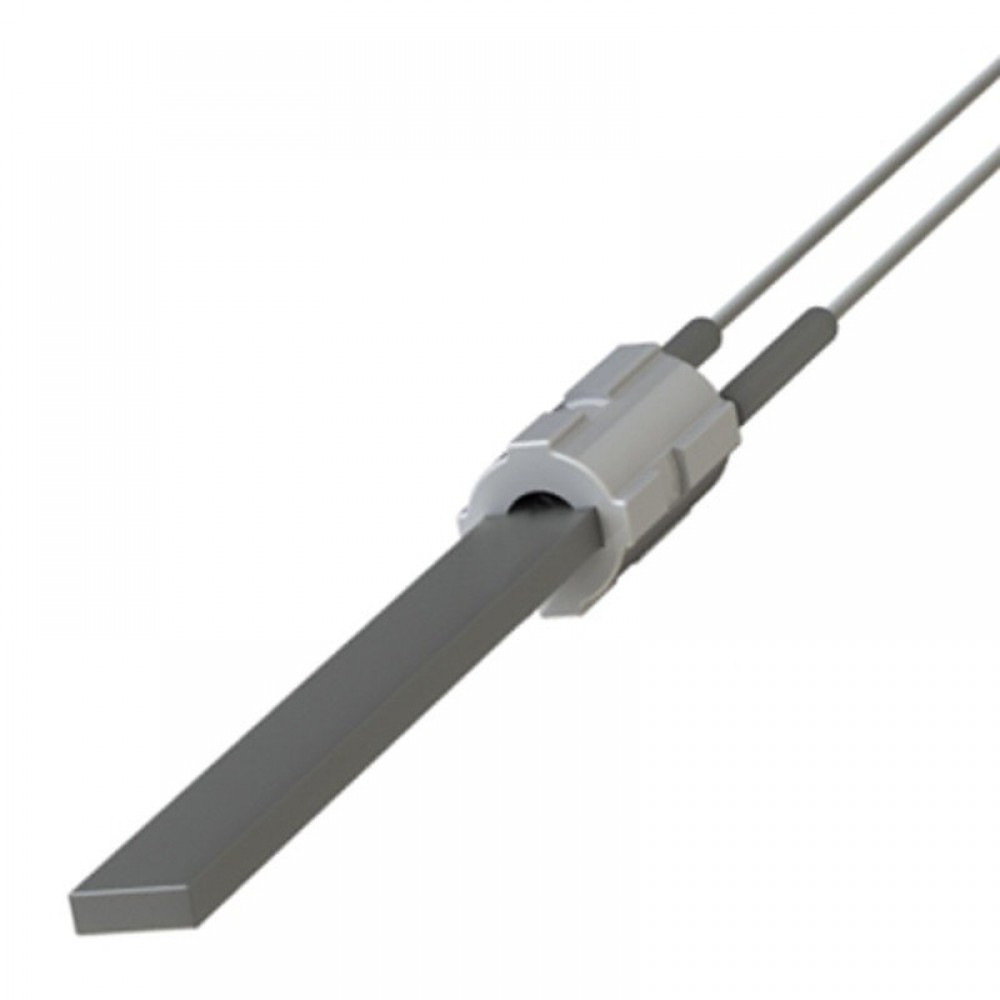 Gloeibougie pelletkachel met zwart kwartskristal voor Eco Spar, BURNiT, Palazzetti, Ravelli, MCZ en anderen, totale lengte 122mm, 300W | Gloeibougie voor pelletkachel | Pelletkachel onderdelen |