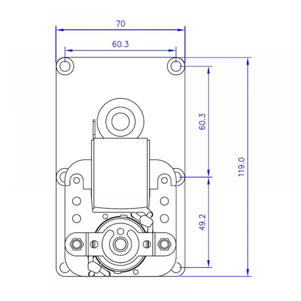 Vijzelmotor pelletkachel Mellor FB1167, 3RPM voor Clam, Ecoteck, Moretti Design, Ravelli en anderen | Motorreductoren | Pelletkachel onderdelen |