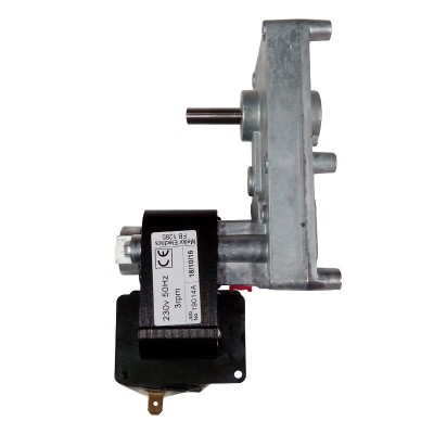 Vijzelmotor pelletkachel Mellor FB1285, 3RPM voor Clam en anderen - Vijzelmotor voor pelletkachel