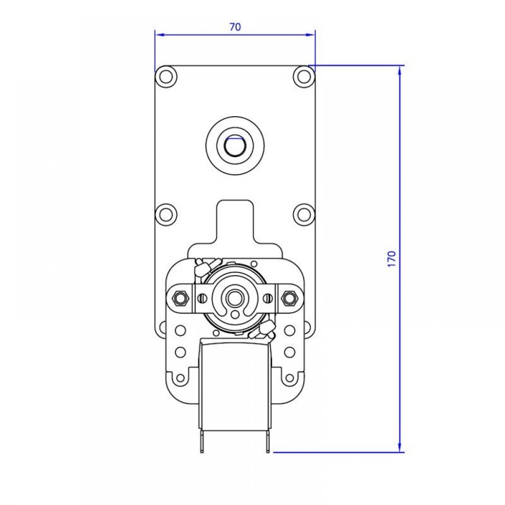 Vijzelmotor pelletkachel Mellor FB1285, 3RPM voor Clam en anderen | Motorreductoren | Pelletkachel onderdelen |