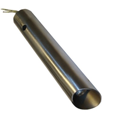 Verwarmingselement met luchtkanaliserende buis voor pelletbrander Ferroli, Anselmo Cola en anderen, totale lengte 120mm, 350W - Weerstanden van pellet branders
