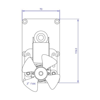 Vijzelmotor pelletkachel Mellor FB1146, 5.3RPM voor Ecoteck, Lincar, Moretti Design, Ravelli, Thermorossi, Ungaro en anderen - Vijzelmotor voor pelletkachel