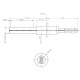 Keramische gloeibougie pelletkachel ETA, Grant Spira, ComfortBilt en anderen, totale lengte 107mm, 260W | Gloeibougie voor pelletkachel | Pelletkachel onderdelen |