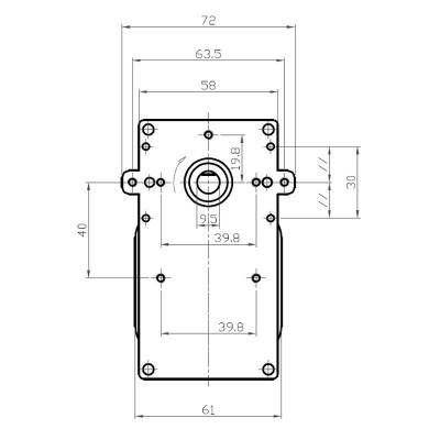 Vijzelmotor pelletkachel Kenta K9115068 voor Edilkamin, Cadel, Nordica Extraflame, Eurofiamma, 2 RPM - Vijzelmotor voor pelletkachel