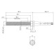 Keramische gloeibougie pelletkachel BURNiT, Deville en anderen, totale lengte 94mm, 300W | Gloeibougie voor pelletkachel | Pelletkachel onderdelen |