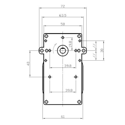 Vijzelmotor pelletkachel Kenta K9115101, 2,5 RPM voor Clam en anderen - Vijzelmotor voor pelletkachel