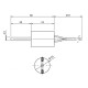 Laagspanning gloeibougie pelletkachel ComfortBilt, Edilkamin, totale lengte 66mm, 90 - 100W tot 24 Volt AC | Gloeibougie voor pelletkachel | Pelletkachel onderdelen |