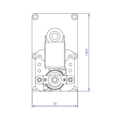 Vijzelmotor pelletkachel Mellor FB1330, 1RPM voor Anselmo Cola, Enviro, Kalor, MCZ, Palazzetti, Royal, Thermorossi en anderen - Vijzelmotor voor pelletkachel