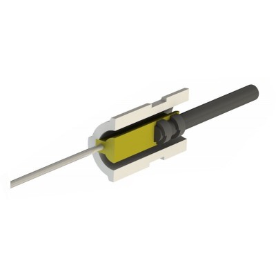Laagspanning gloeibougie pelletkachel Eco Spar, BURNiT, totale lengte 65mm, 95W tot 24V - Gloeibougie voor pelletkachel