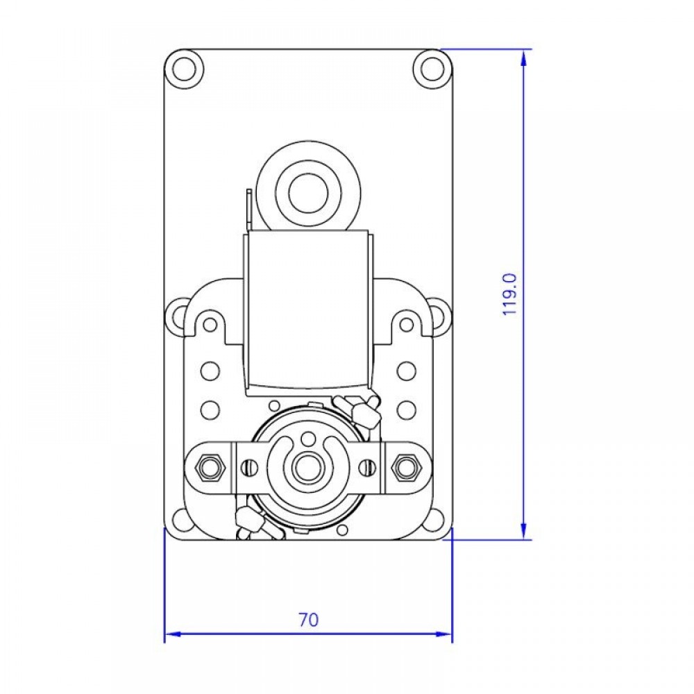 Vijzelmotor pelletkachel Mellor FB1218 voor Alfa Plam, Arce, Clementi, Enviro, Vescovi, Pasqualicchio, 3RPM | Vijzelmotor voor pelletkachel | Pelletkachel onderdelen |