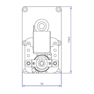 Vijzelmotor pelletkachel Mellor FB1218 voor Alfa Plam, Arce, Clementi, Enviro, Vescovi, Pasqualicchio, 3RPM - Vijzelmotor voor pelletkachel