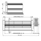 Tangentiële ventilator Eva Calor, Sideros, met Ø80 mm, debiet 250 m³/h | Ventilatoren en blazers voor pelletkachel | Pelletkachel onderdelen |