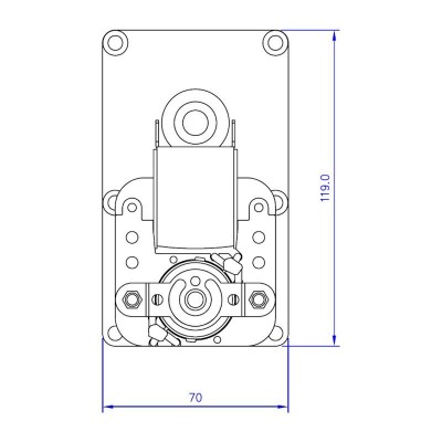 Vijzelmotor pelletkachel Mellor FB1271, 4RPM voor Caminetti Montegrappa en anderen - Vijzelmotor voor pelletkachel