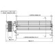 Tangentiële ventilator met Ø80 mm, debiet 175/195 m³/h | Ventilatoren en blazers | Pelletkachel onderdelen |