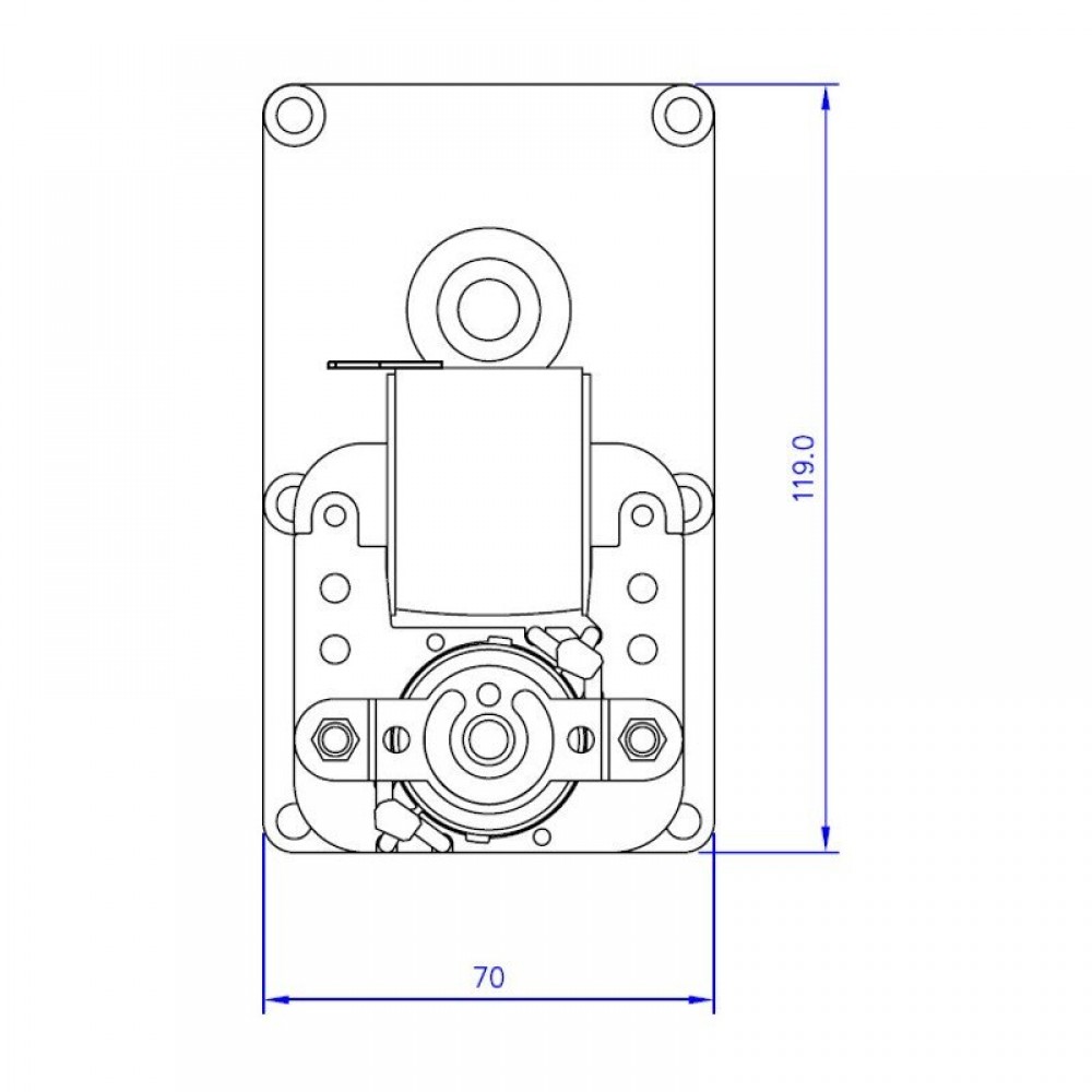 Vijzelmotor pelletkachel Mellor FB1255, 4RPM voor onder anderen pelletkachel Eco Spar | Vijzelmotor voor pelletkachel | Pelletkachel onderdelen |