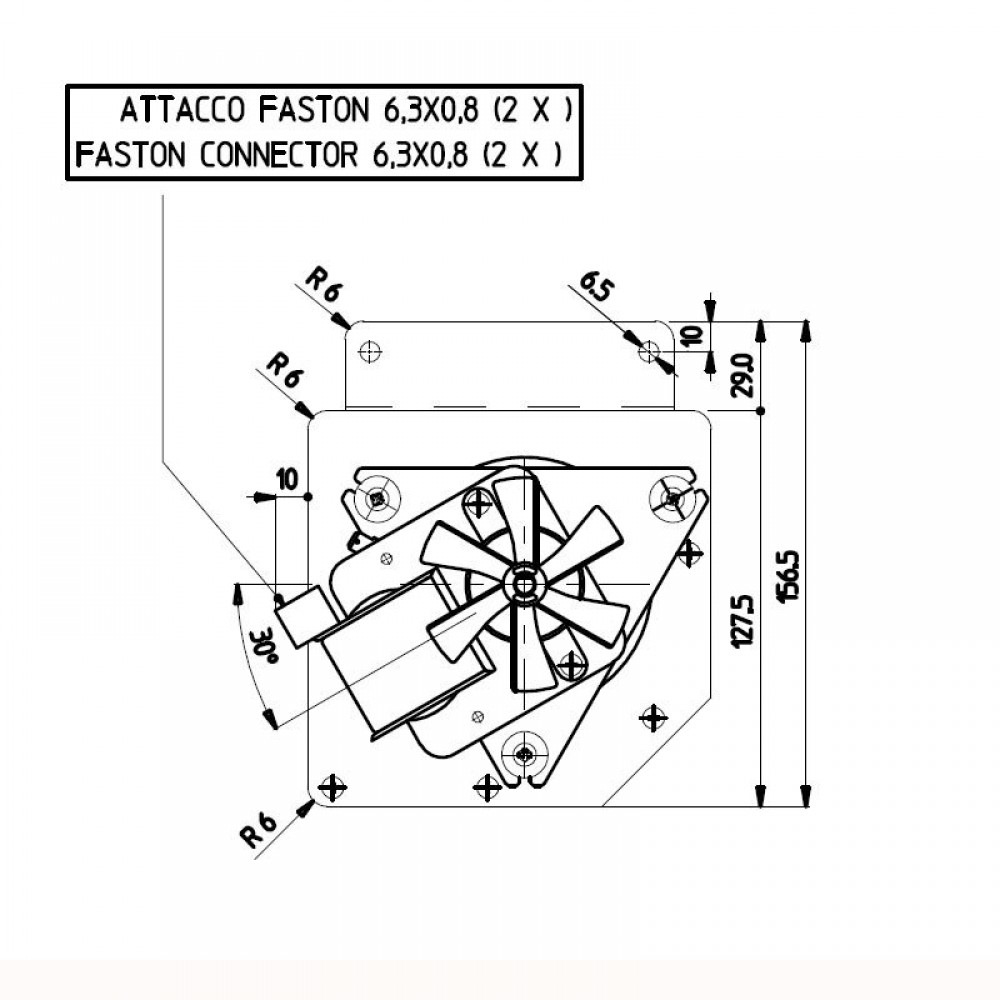 Tangentiële ventilator voor pelletkachels Edilkamin en anderen met Ø80 mm, Flow 485 m³/h | Ventilatoren en blazers voor pelletkachel | Pelletkachel onderdelen |
