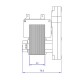 Holle as vijzelmotor pelletkachel Mellor KB1008 5RPM voor Cadel, Deville, Eurofiamma, Eurostek, Italiana Camini, Karmek One, Zibro, Puros, Qlima, Italflame, Bestfire, TMC, MG en anderen | Motorreductoren | Pelletkachel onderdelen |